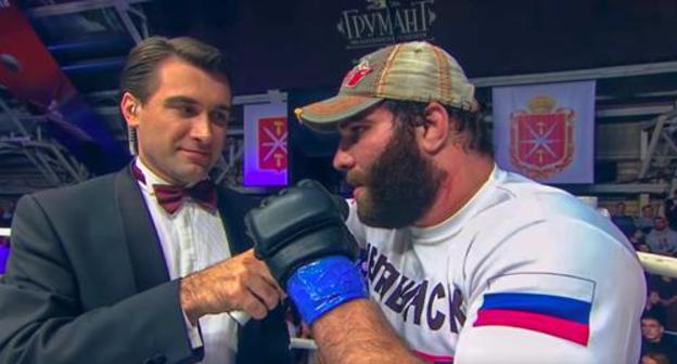 Mikhail Gazaev. Photo: screenshot of the video by M-1 Global
https://www.youtube.com/watch?time_continue=1028&amp;v=WLO-k3DZsk8
