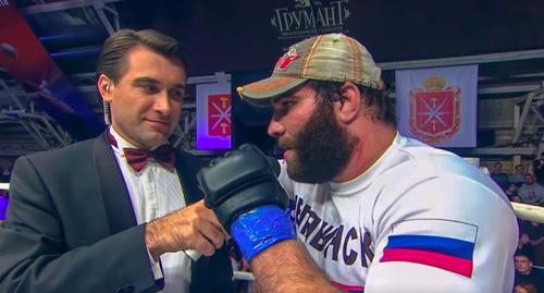 Mikhail Gazaev. Photo: screenshot of the video by M-1 Global
https://www.youtube.com/watch?time_continue=1028&amp;v=WLO-k3DZsk8