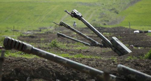 On a contact line in Nagorno-Karabakh. Photo: REUTERS/Staff/File Photo