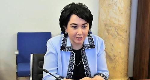 Ekaterina Beseliya. Photo: press service of the Parliament of Georgia, http://www.parliament.ge
