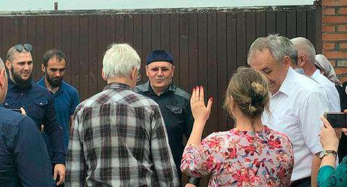 Oyub Titiev after being released. Photo by the Caucasian Knot correspondent