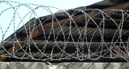 Barbed wire at high security facility. Photo by Nina Tumanova for the Caucasian Knot