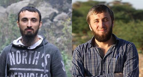 Abu Umar Sasitlinsky (right) and Tumso Abdurakhmanov. Collage by the Caucasian Knot. Photo: Ya Rabbi http://ru.wikipedia.org, screenshot from Twitter video