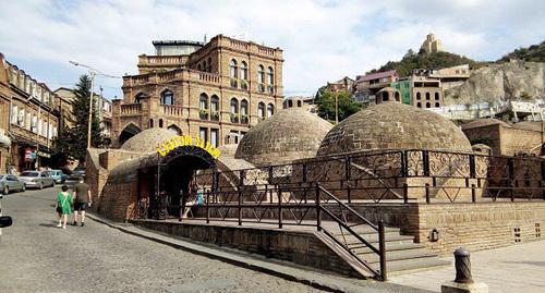 Abanotubani district in the center of Tbilisi. Photo by M. Kuznetsova for the "Caucasian Knot"