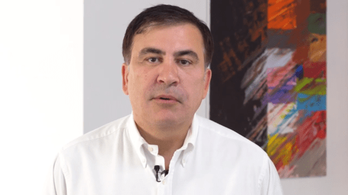Mikhail Saakashvili. Screenshot from his election address, July 19, 2019. https://www.facebook.com/SaakashviliMikheil/videos/528972974597812/?v=528972974597812