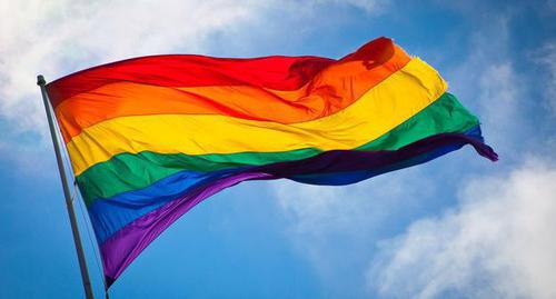 The LGBT flag. Photo: Benson Kua https://ru.wikipedia.org/