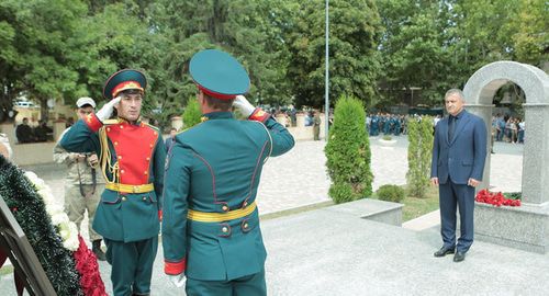 The mourning events on the 11th anniversary of the conflict in August 2008. Photo by the press service of the President of South Ossetia https://presidentruo.org/