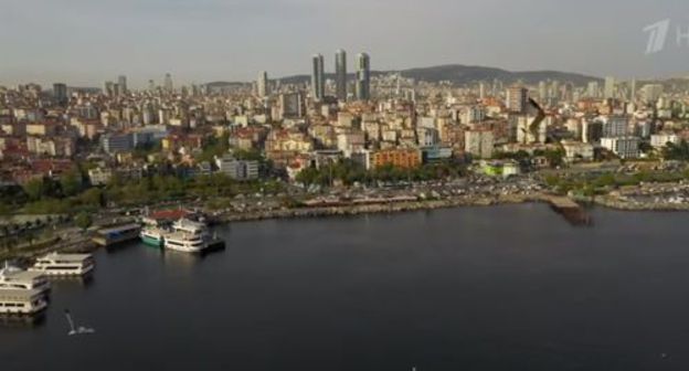 Istanbul. Screenshot of the video "Istanbul. Life of the Others" shown on May 26, 2019, on the 1st channel Youtube https://www.youtube.com/watch?v=D6okFuR2P4s