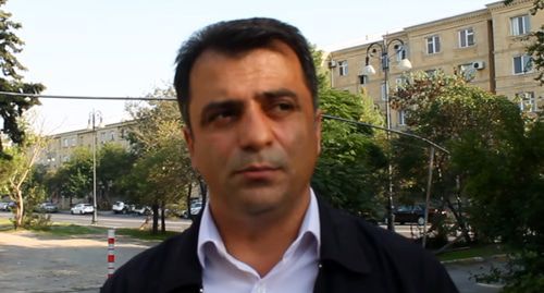 Ikram Ragimov. Screenshot from video posted by Reportyor info: https://www.youtube.com/watch?v=g7Np1jNOlWg