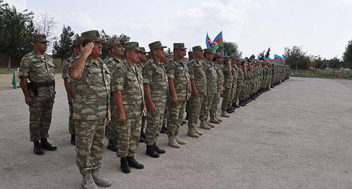 Soldiers of the Azerbaijani Army. Photo: http://mod.gov.az/az/foto-arxiv-045/