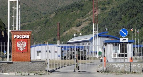 The "Nizhny Zaramag" checkpoint in South Ossetia. Photo by the "South Ossetia Today" news agency