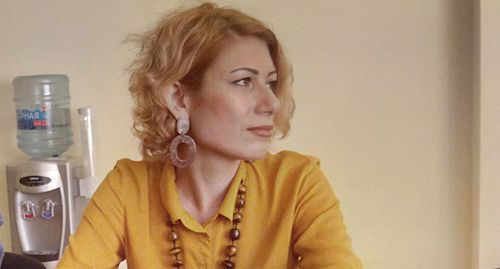 Suat Abdullaeva, wife of Arsen Abdullaev, September 25, 2019. Photo by Rasul Magomedov for the Caucasian Knot