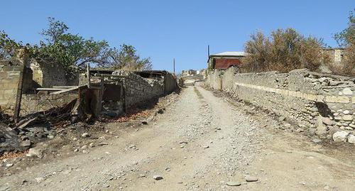 A street in the village in Nagorno-Karabakh. Photo by Alvard Grigoryan for the "Caucasian Knot"