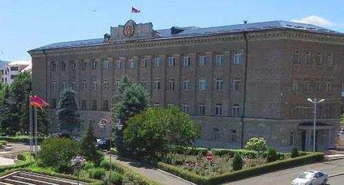 The residence of the President of  Nagorno-Karabakh. Stepanakert. Photo by Alvard Grigoryan for the "Caucasian Knot"