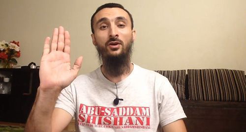 Tumso Abdurakhmanov. Screenshot: Youtube Channel «ABU-SADDAM SHISHANI»