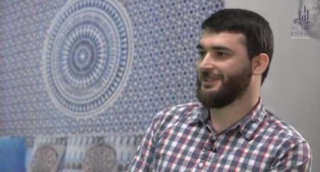 Abdulmumin Gadjiev. Screenshot from Abdulmumin Gadjiev's video: https://www.youtube.com/watch?v=qi3sehVgyls