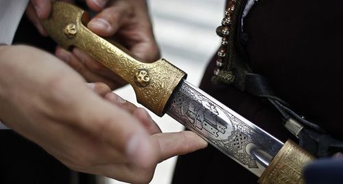 A dagger. Photo: REUTERS/Maxim Shemetov