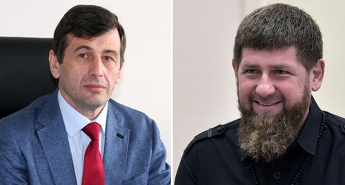 Idris Baisultanov, Ramzan Kadyrov. Photo: chechnya.gov.ru,  Reuters. Collage made by the Caucasian Knot