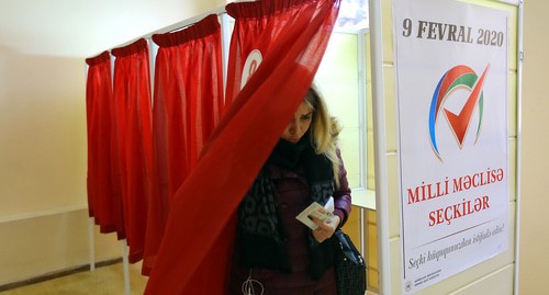 During the vote at the parliamentary elections in Azerbaijan. Photo by Aziz Karimov for the "Caucasian Knot"