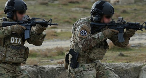 Special forces of the State Security Service of Azerbaijan. Photo: official websit of the State Security Service of the Republic of Azerbaijan, http://www.dtx.gov.az/en/