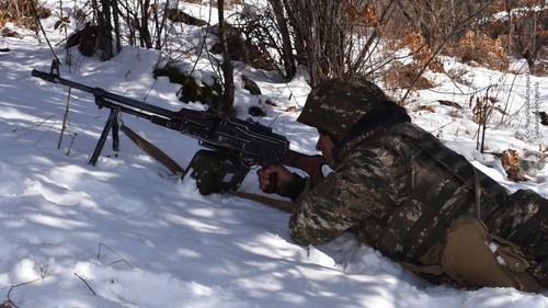 Soldier of the Armenian Army. Photo: press service of the Ministry of Defence of Armenia, http://www.mil.am