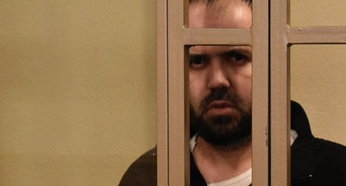 Sayedshokh Ubaidov listening to the court verdict, March 16, 2020. Photo by Konstantin Volgin for the Caucasian Knot