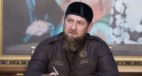 Ramzan Kadyrov asked residents of Chechnya not to be afraid of the spread of the coronavirus infection and stop buying food. Screenshot from news reportage posted by the "Grozny" ChGTRK.