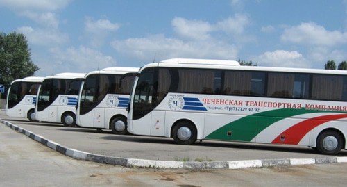 Buses in Chechnya. Photo: press service of the Ministry of Transport of Chechnya, http://mtischr.ru/index.php?option=com_content&view=category&layout=blog&id=75&Itemid=123