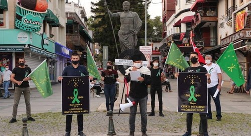 Circassians at a rally in Antalya. Photo by Khatko Shamis