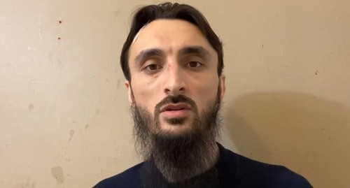 Tumso Abdurakhmanov talks about attempt on him. Screenshot from video posted at the blogger's YouTube Channel: https://www.youtube.com/watch?v=0Fs7L1Cnbjs&feature=youtu.be
