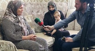 Mother of deceased woman from Gudermes gives interview to ChGTRK 'Grozny'. Screenshot: https://www.instagram.com/p/CBthZu1obLt/