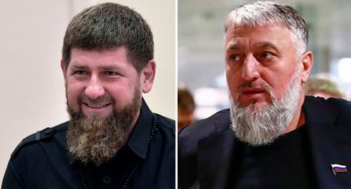 Ramzan Kadyrov and Adam Delimkhanov. Photo: REUTERS REUTERS/Sergei Karpukhin, press service of the Kremlin Ramzan Kadyrov and Adam Delimkhanov. Photo: REUTERS REUTERS/Sergei Karpukhin, press service of the Kremlin