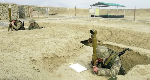 A military training ground in Azerbaijan. Photo https://mod.gov.az/ru/foto-arhiv-045/