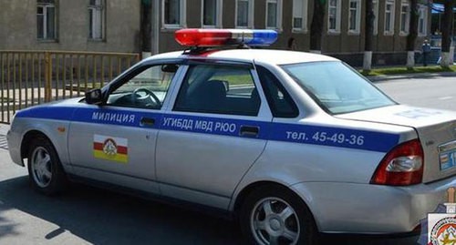 A police car in South Ossetia. Photo by the press service of the South-Ossetian Ministry of Internal Affairs http://mvdruo.ru/