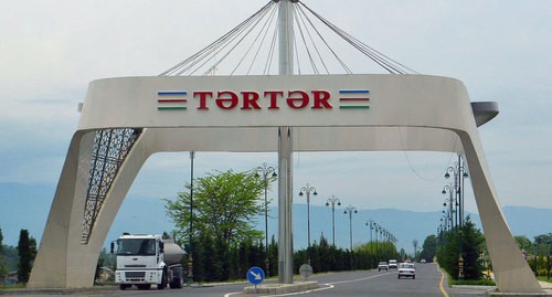 Entrance to the city of Terter. Photo: press service of the Federal National and Cultural Autonomy of Azerbaijanis in Russia