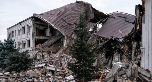 Consequences of shelling in Stepanakert on October 5, 2020. Photo: Areg Balayan/ArmGov/PAN Photo/Reuters
