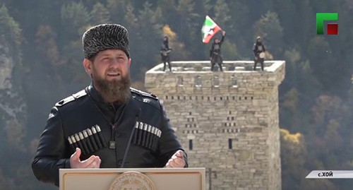 Ramzan Kadyrov. Screenshot of the video https://www.youtube.com/watch?v=sJG3wzEt2-0
