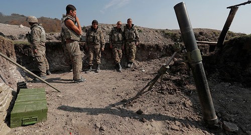 On the line of contact with Nagorno-Karabakh. Nagorno-Karabakh, October 20, 2020. Photo: REUTERS/Stringer