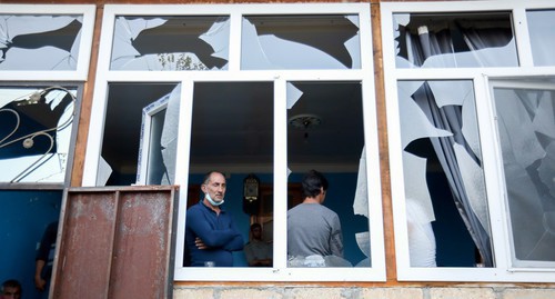 A house in the village of Garayusifli damaged as a result of shelling, October 29, 2020. Photo by Aziz Karimov for the Caucasian Knot
