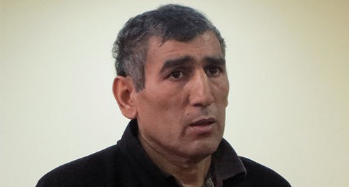 Shakhbaz Guliev, an Azerbaijani citizen convicted in Nagorno-Karabakh. Photo by Alvard Grigoryan for the "Caucasian Knot"
