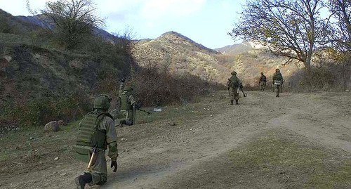 Russian sappers in Nagorno-Karabakh. Photo by the press service of the Russian Ministry of Defence https://function.mil.ru/news_page/country/more.htm?id=12327446@egNews