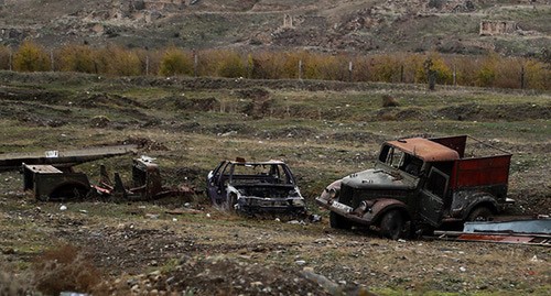 At the scene of the fighting in Nagorno-Karabakh. December 2020. Photo by Aziz Karimov for the "Caucasian Knot"