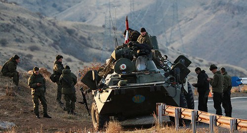 Russian peacekeepers. Nagorno-Karabakh. November 2020. Photo: REUTERS/Gleb Garanich