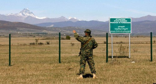 Georgia-South Ossetia border. Photo: https://gdb.voanews.com https://ru.wikipedia.org/wiki/Южная_Осетия