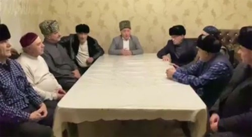 Video appeal of the Ingush teip. Screenshot: https://web.facebook.com/watch/?v=2910376259198790
