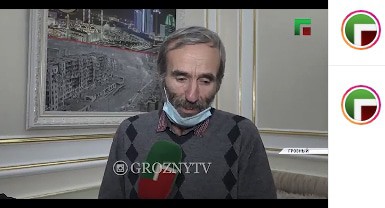 The father of the two Timurziev brothers apologized. Screenshot of the post by the "Grozny" TV channel https://www.instagram.com/p/CJ8mWhelhZi/