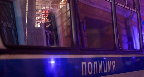 Police car, February 2, 2021. Photo: REUTERS/Maxim Shemetov