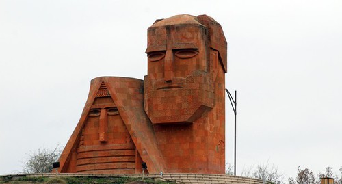 A monument in Nagorno-Karabakh. November 15, 2020. Photo by Armine Martirosyan for the "Caucasian Knot"