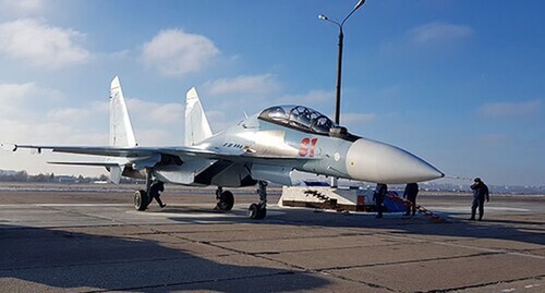 A Su-30SM fighter. Photo by the press service of the Western Military District https://function.mil.ru/news_page/country/more.htm?id=12206474@egNews