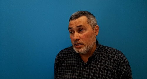Eduard Ataev, coordinator of Alexei Navalny's office in Makhachkala. Screenshot from the video posted by the Caucasian Knot: http://www.kavkaz-uzel.eu/videos/6658